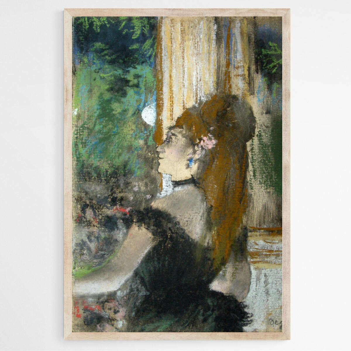 La Chanteuse (The Singer) by Edgar Degas | Edgar Degas Wall Art Prints - The Canvas Hive