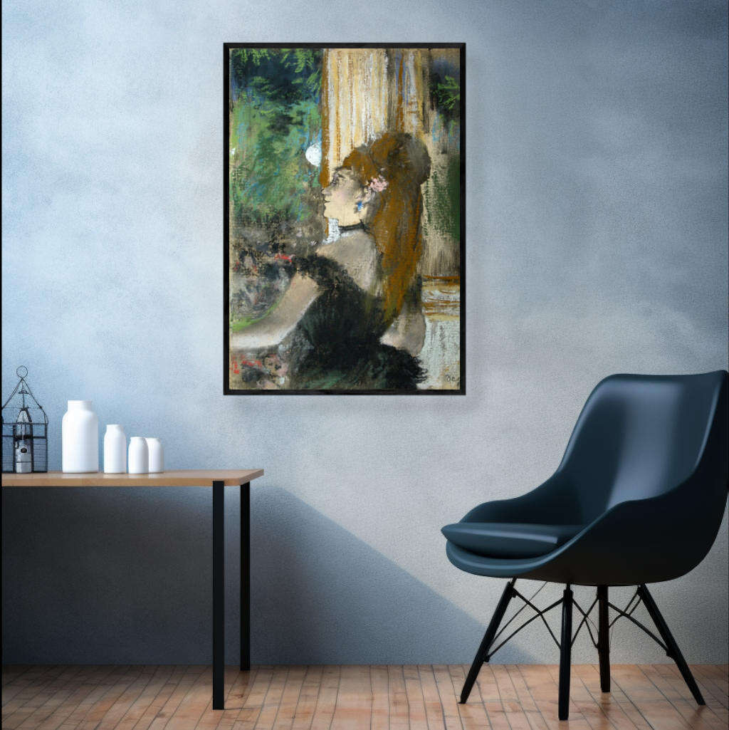 La Chanteuse (The Singer) by Edgar Degas | Edgar Degas Wall Art Prints - The Canvas Hive