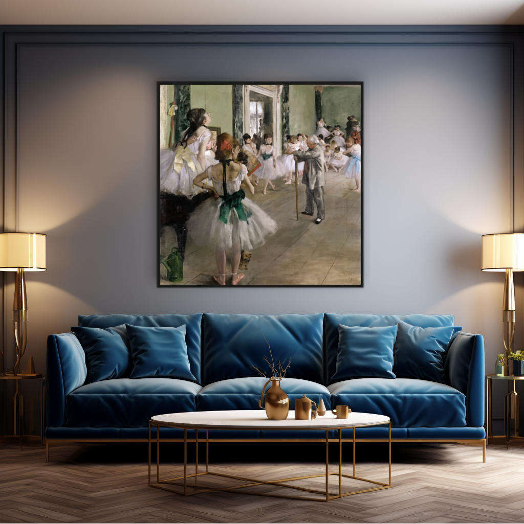 La Classe De Danse by Edgar Degas | Edgar Degas Wall Art Prints - The Canvas Hive