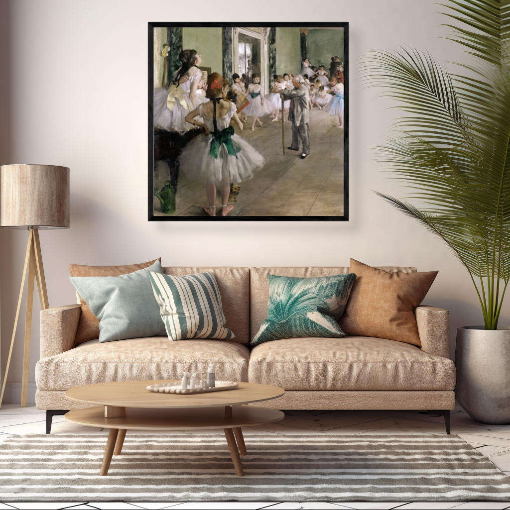 La Classe De Danse by Edgar Degas | Edgar Degas Wall Art Prints - The Canvas Hive