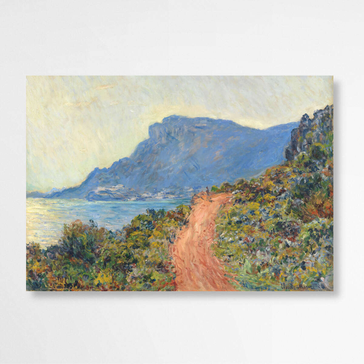 La Corniche near Monaco by Claude Monet | Claude Monet Wall Art Prints - The Canvas Hive