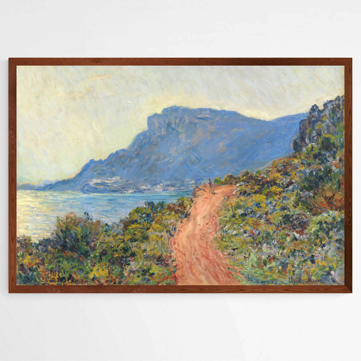 La Corniche near Monaco by Claude Monet | Claude Monet Wall Art Prints - The Canvas Hive