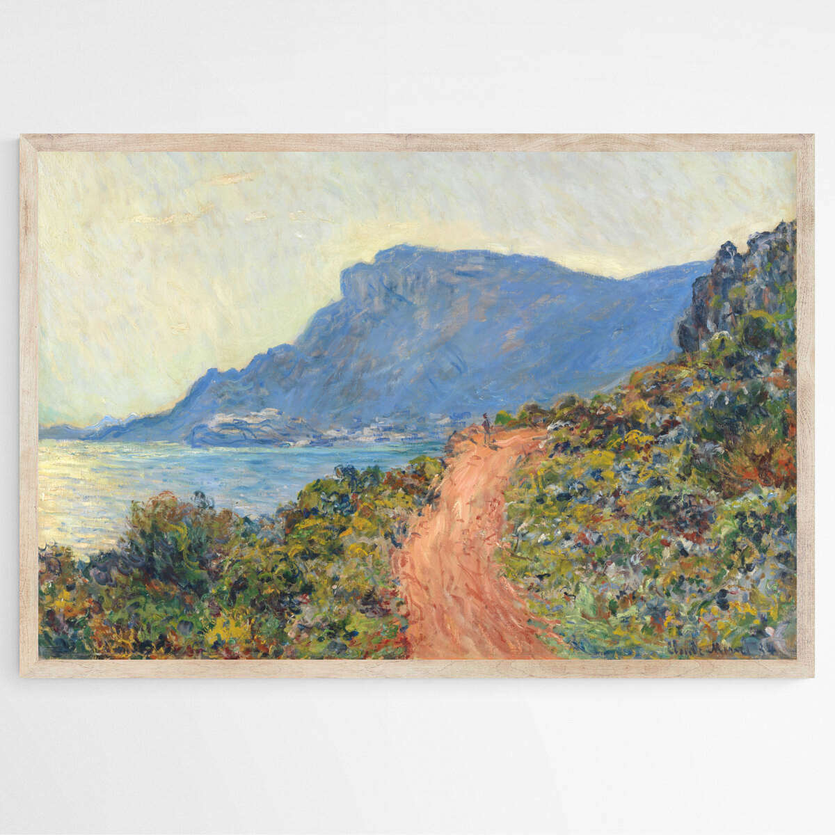 La Corniche near Monaco by Claude Monet | Claude Monet Wall Art Prints - The Canvas Hive