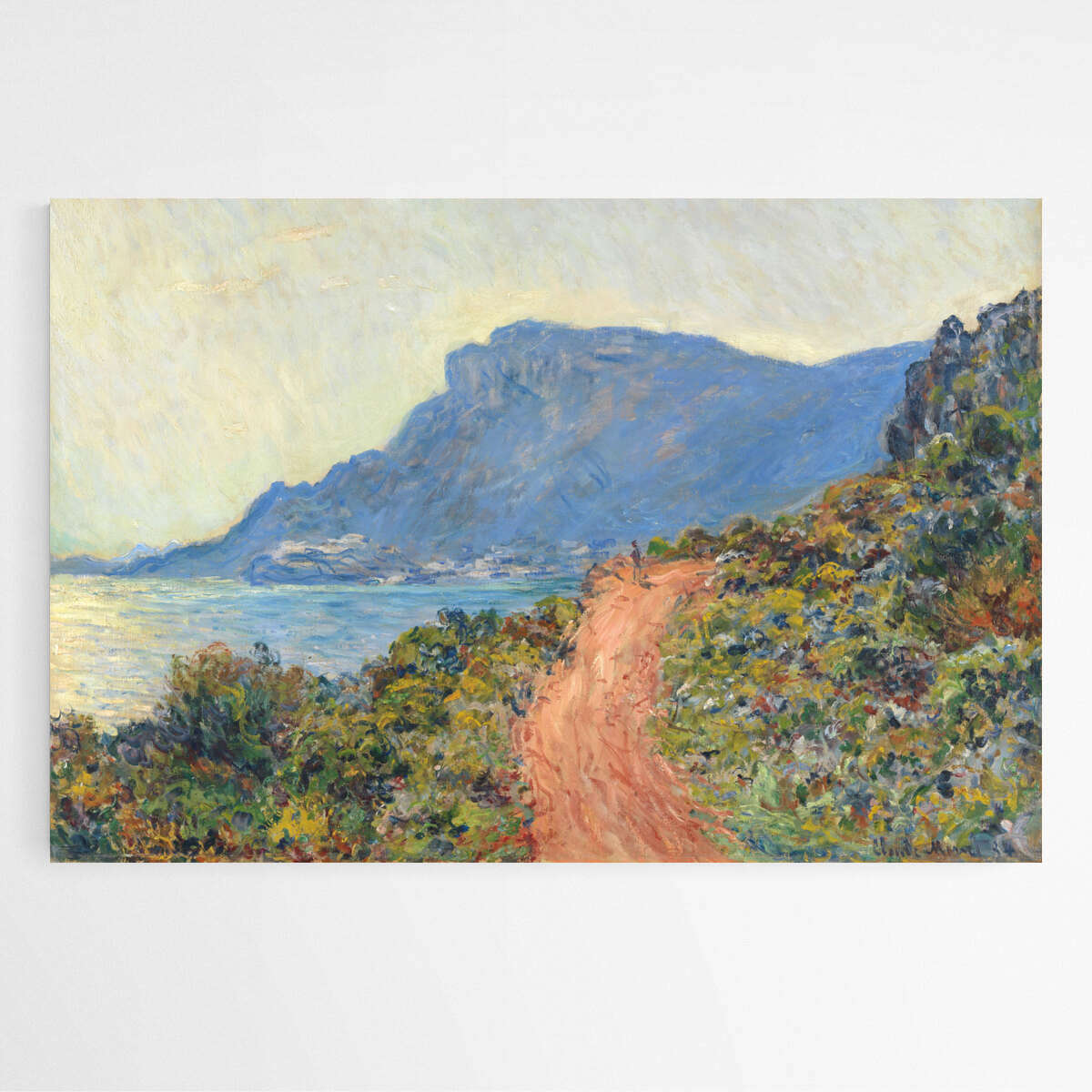 La Corniche near Monaco by Claude Monet | Claude Monet Wall Art Prints - The Canvas Hive