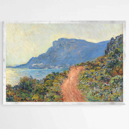 La Corniche near Monaco by Claude Monet | Claude Monet Wall Art Prints - The Canvas Hive