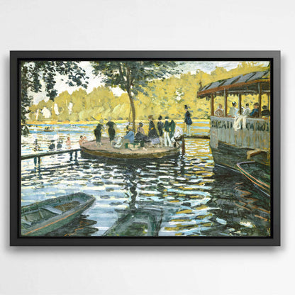 La Grenouillere by Claude Monet | Claude Monet Wall Art Prints - The Canvas Hive