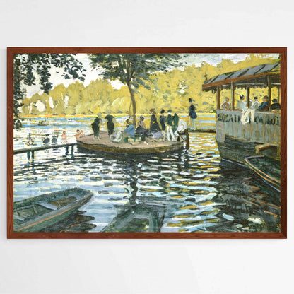 La Grenouillere by Claude Monet | Claude Monet Wall Art Prints - The Canvas Hive