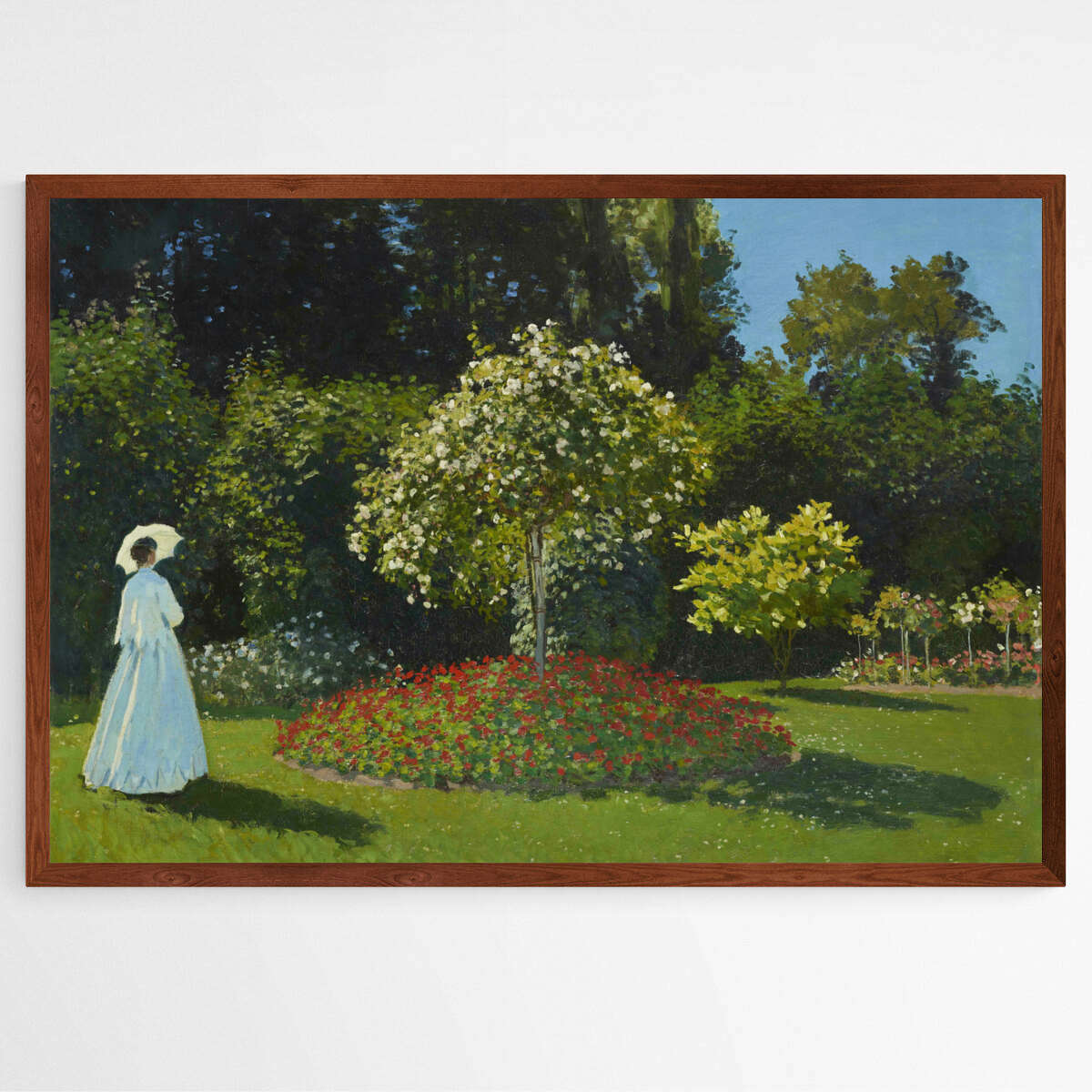 Lady in the Garden by Claude Monet | Claude Monet Wall Art Prints - The Canvas Hive