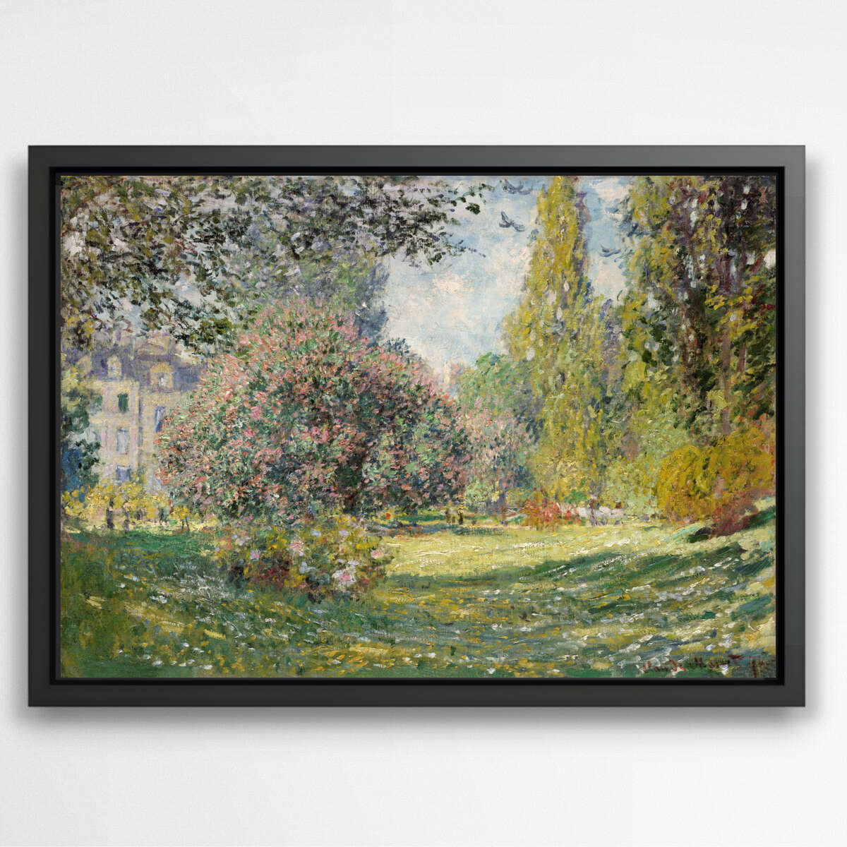 Landscape The Parc Monceau by Claude Monet | Claude Monet Wall Art Prints - The Canvas Hive