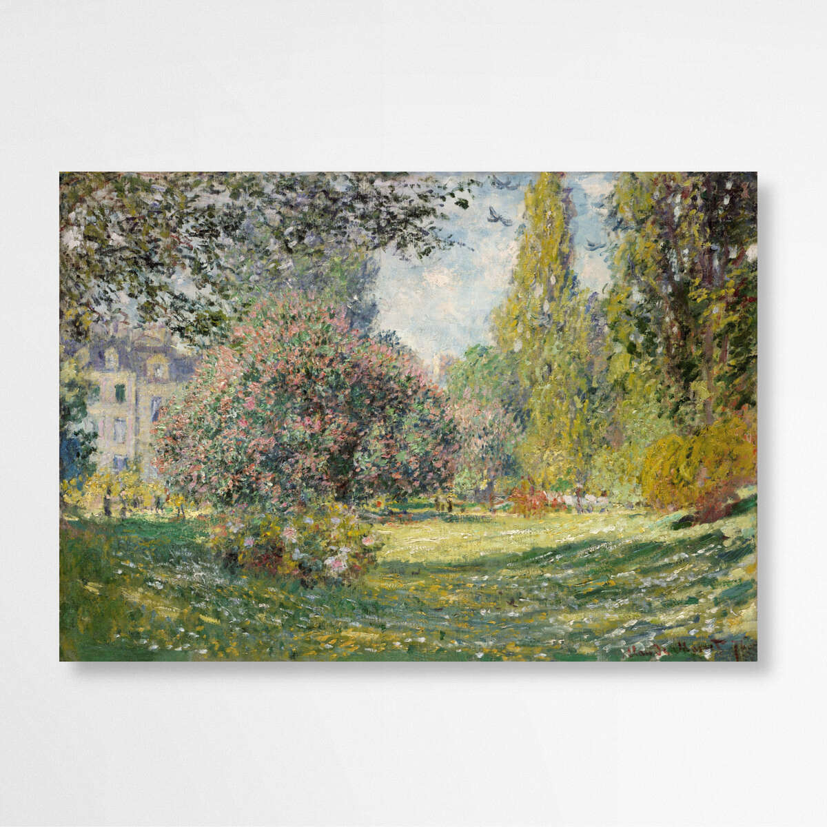 Landscape The Parc Monceau by Claude Monet | Claude Monet Wall Art Prints - The Canvas Hive