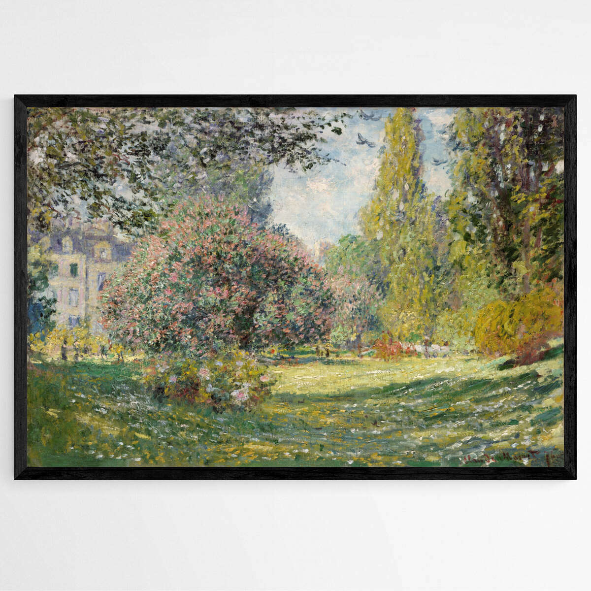 Landscape The Parc Monceau by Claude Monet | Claude Monet Wall Art Prints - The Canvas Hive