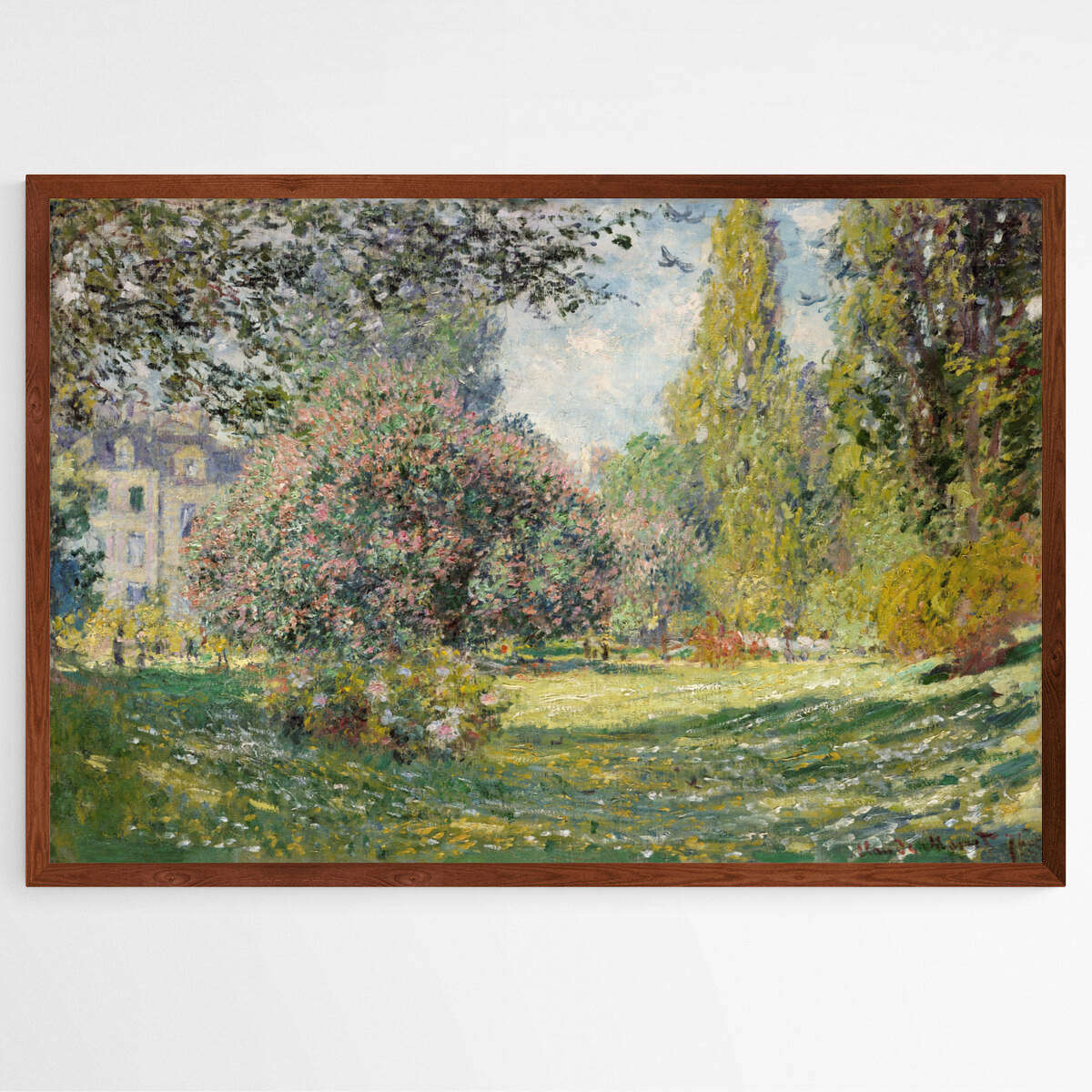 Landscape The Parc Monceau by Claude Monet | Claude Monet Wall Art Prints - The Canvas Hive