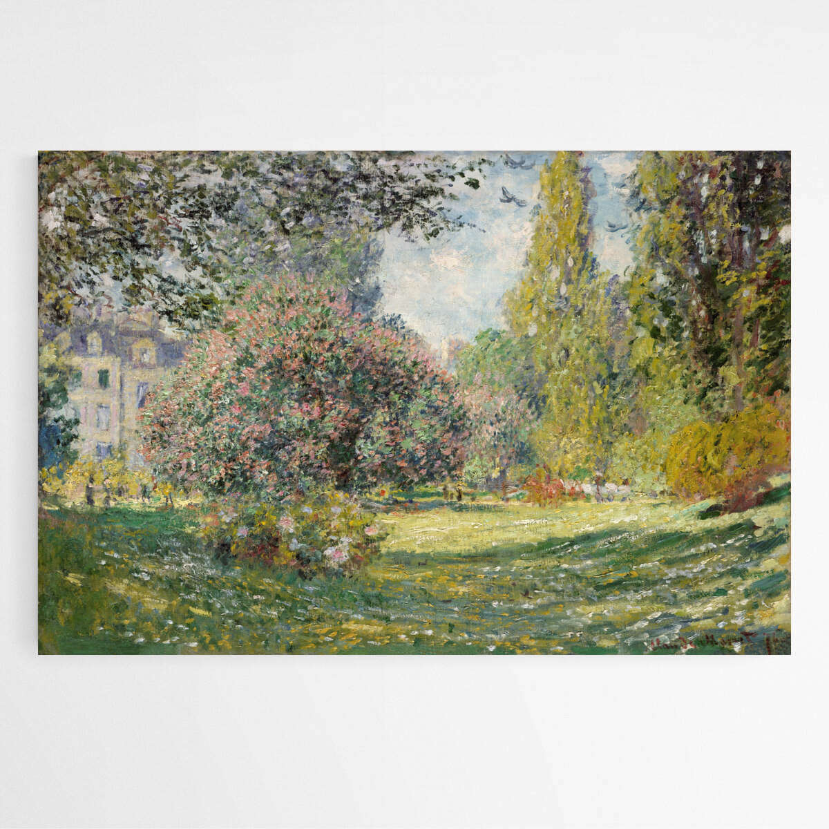 Landscape The Parc Monceau by Claude Monet | Claude Monet Wall Art Prints - The Canvas Hive