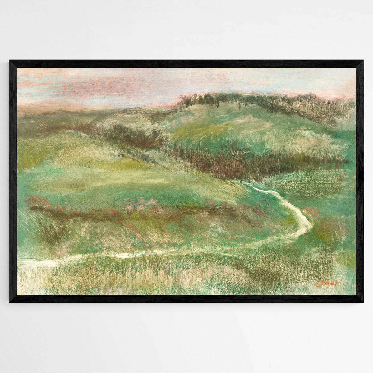 Landscape by Edgar Degas | Edgar Degas Wall Art Prints - The Canvas Hive