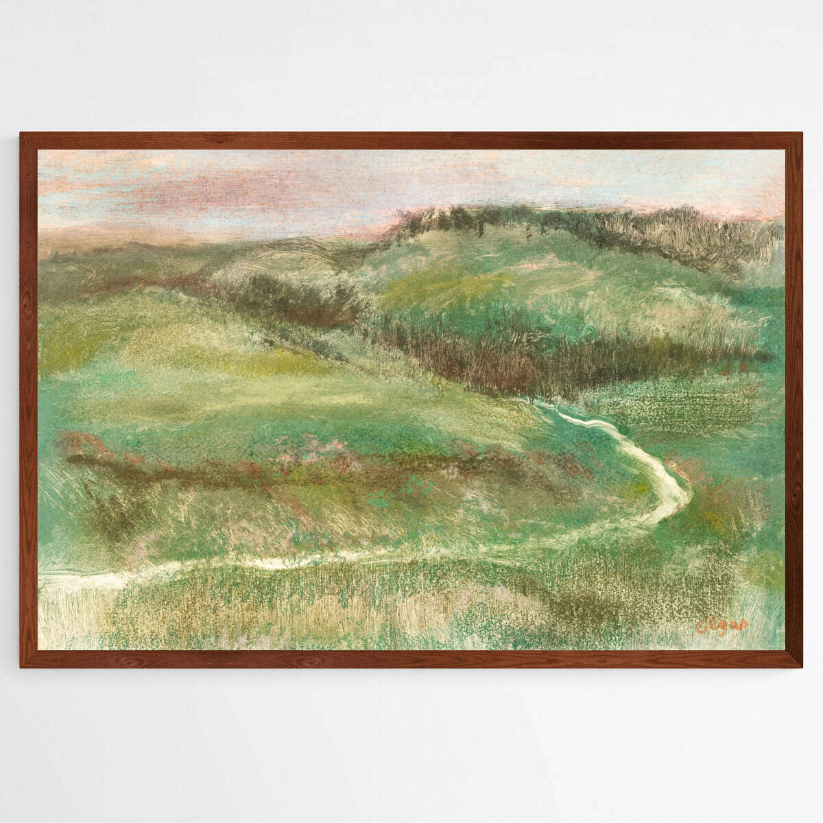 Landscape by Edgar Degas | Edgar Degas Wall Art Prints - The Canvas Hive