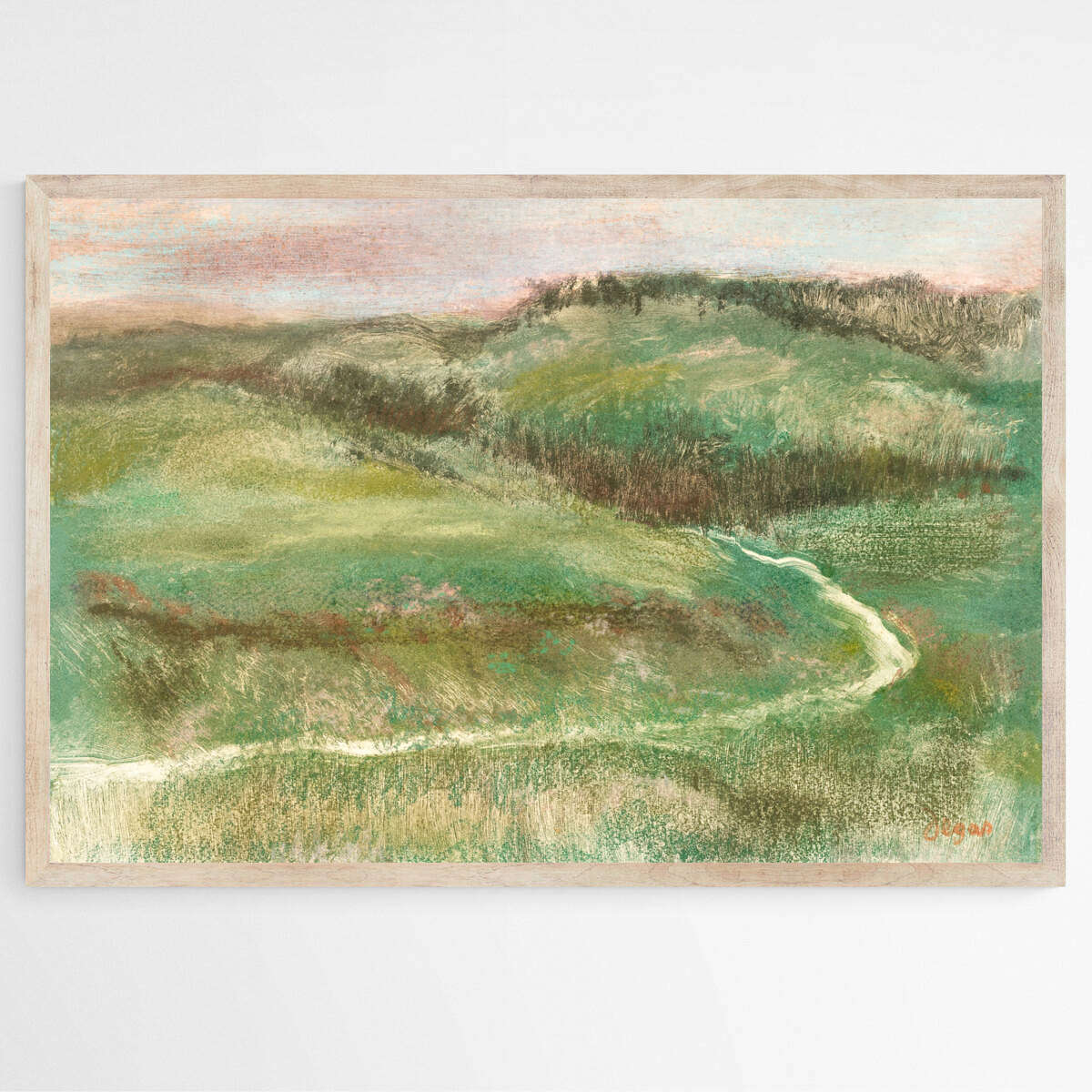 Landscape by Edgar Degas | Edgar Degas Wall Art Prints - The Canvas Hive