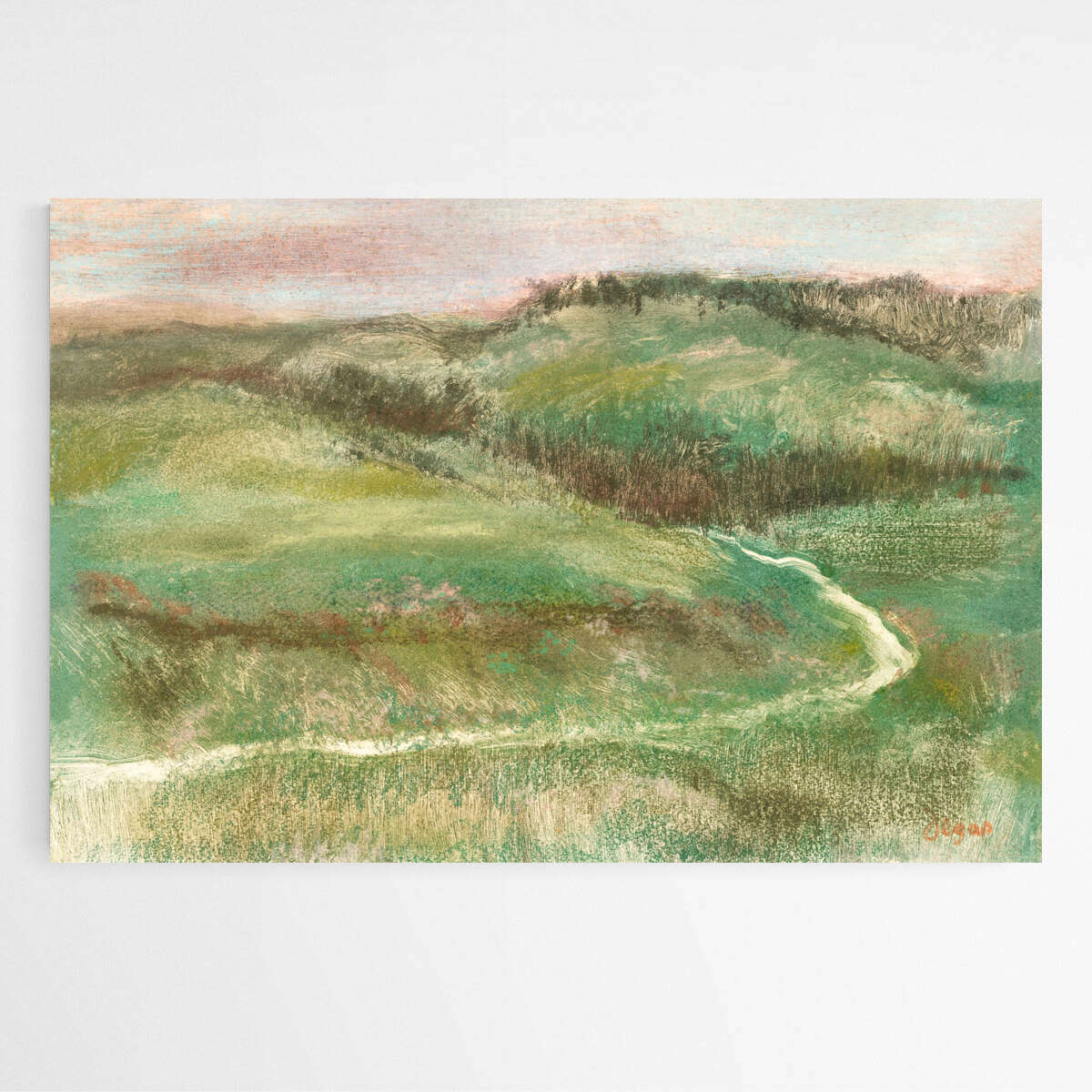 Landscape by Edgar Degas | Edgar Degas Wall Art Prints - The Canvas Hive