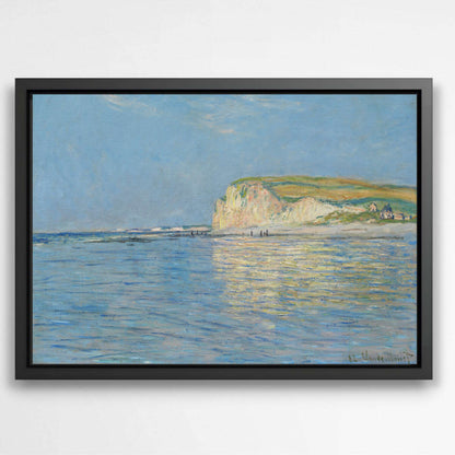 Low Tide at Pourville by Claude Monet | Claude Monet Wall Art Prints - The Canvas Hive