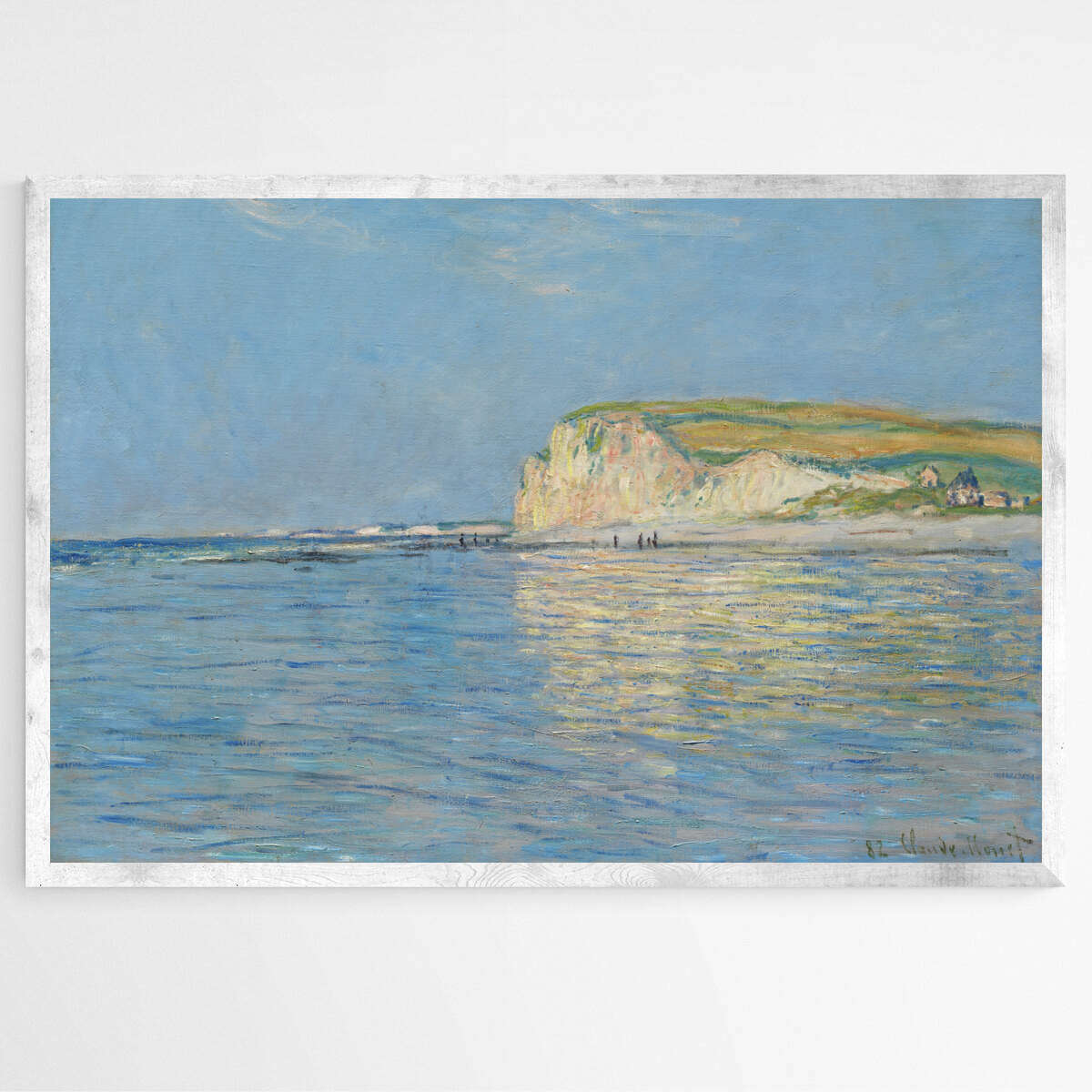 Low Tide at Pourville by Claude Monet | Claude Monet Wall Art Prints - The Canvas Hive