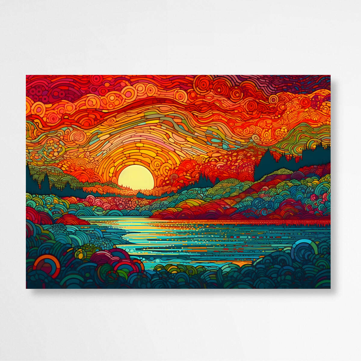 Luminous Horizons Sun | Nature Wall Art Prints - The Canvas Hive