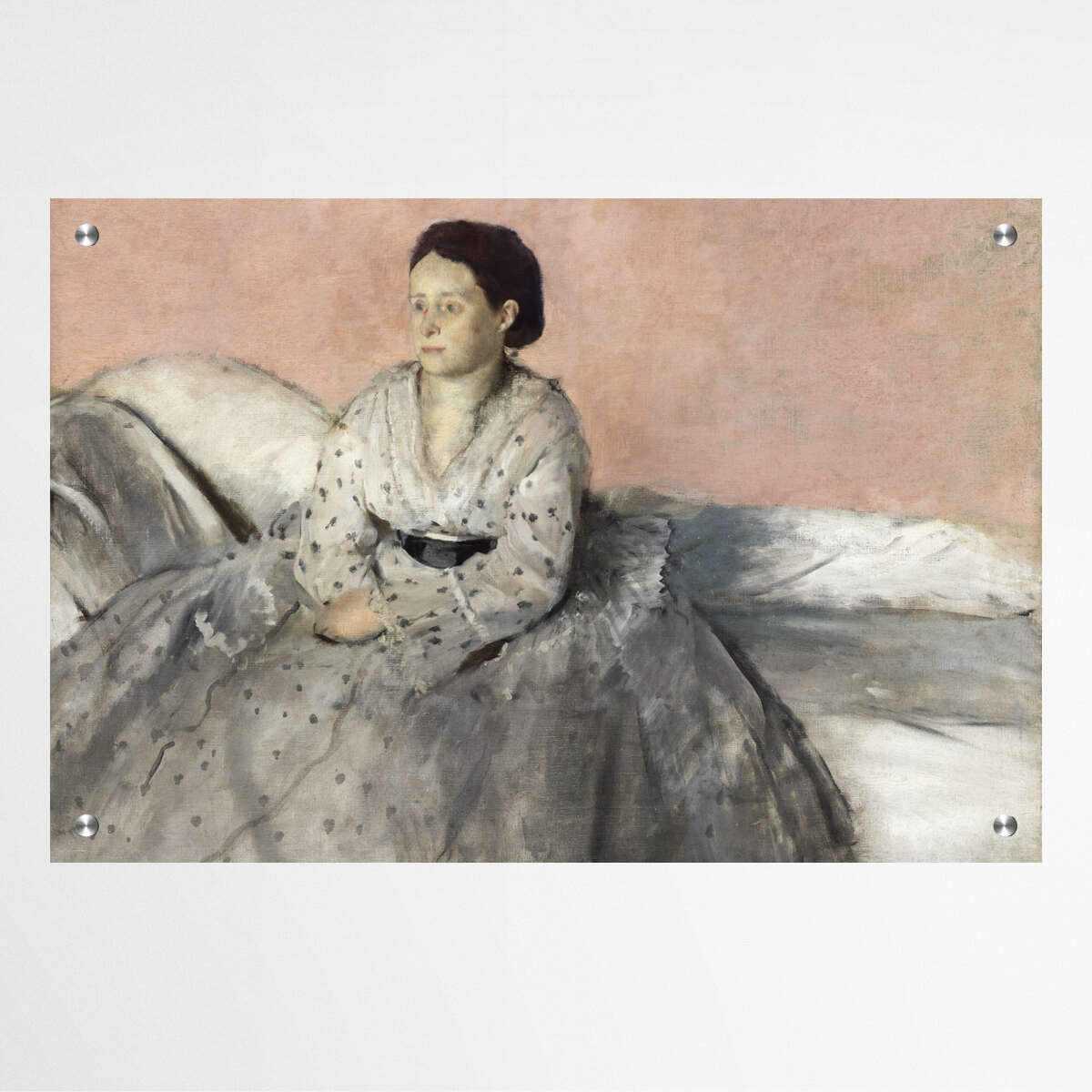 Madame Rene de Gas by Edgar Degas | Edgar Degas Wall Art Prints - The Canvas Hive