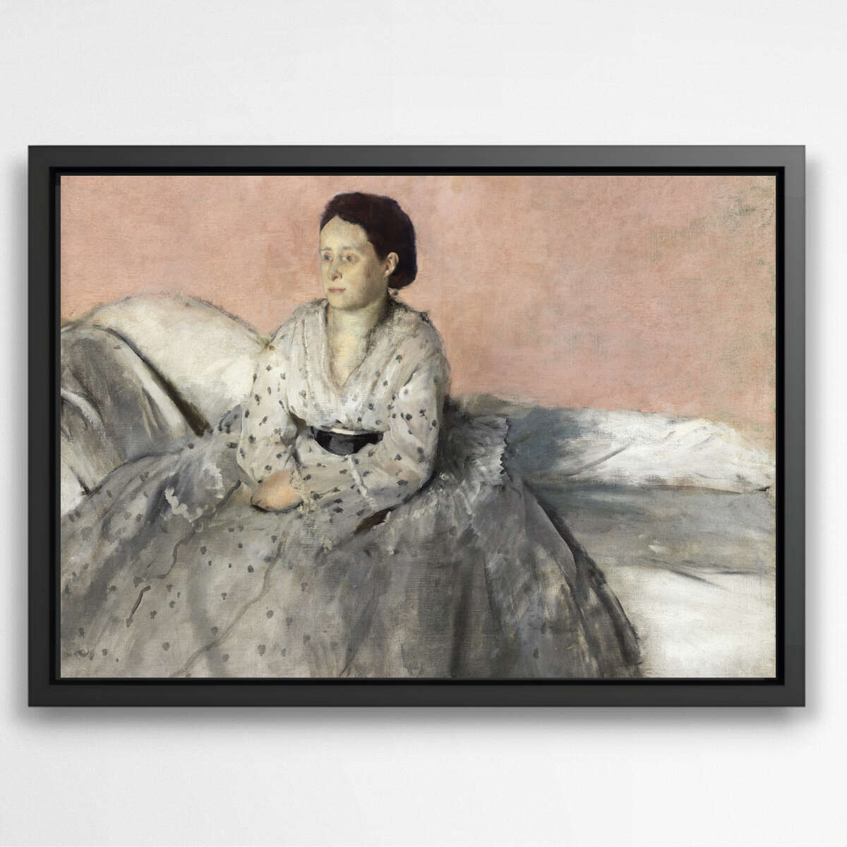 Madame Rene de Gas by Edgar Degas | Edgar Degas Wall Art Prints - The Canvas Hive