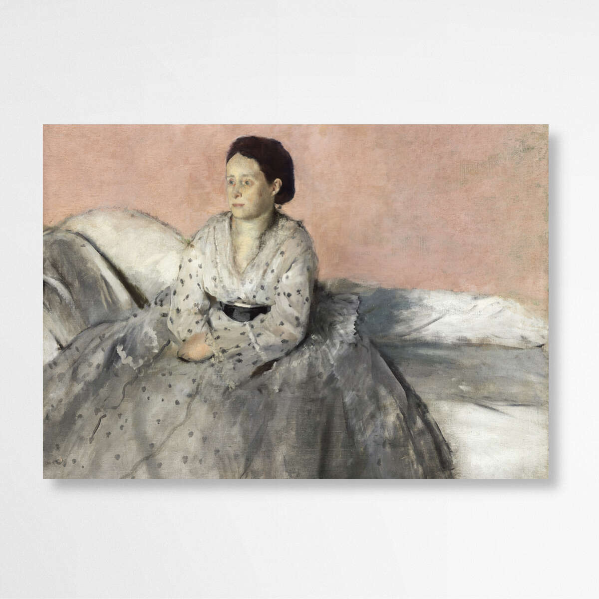 Madame Rene de Gas by Edgar Degas | Edgar Degas Wall Art Prints - The Canvas Hive