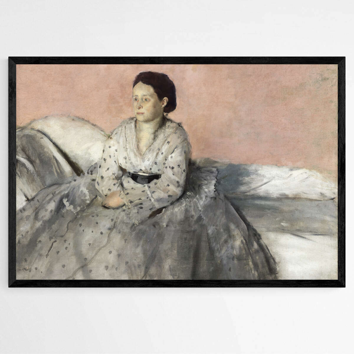 Madame Rene de Gas by Edgar Degas | Edgar Degas Wall Art Prints - The Canvas Hive