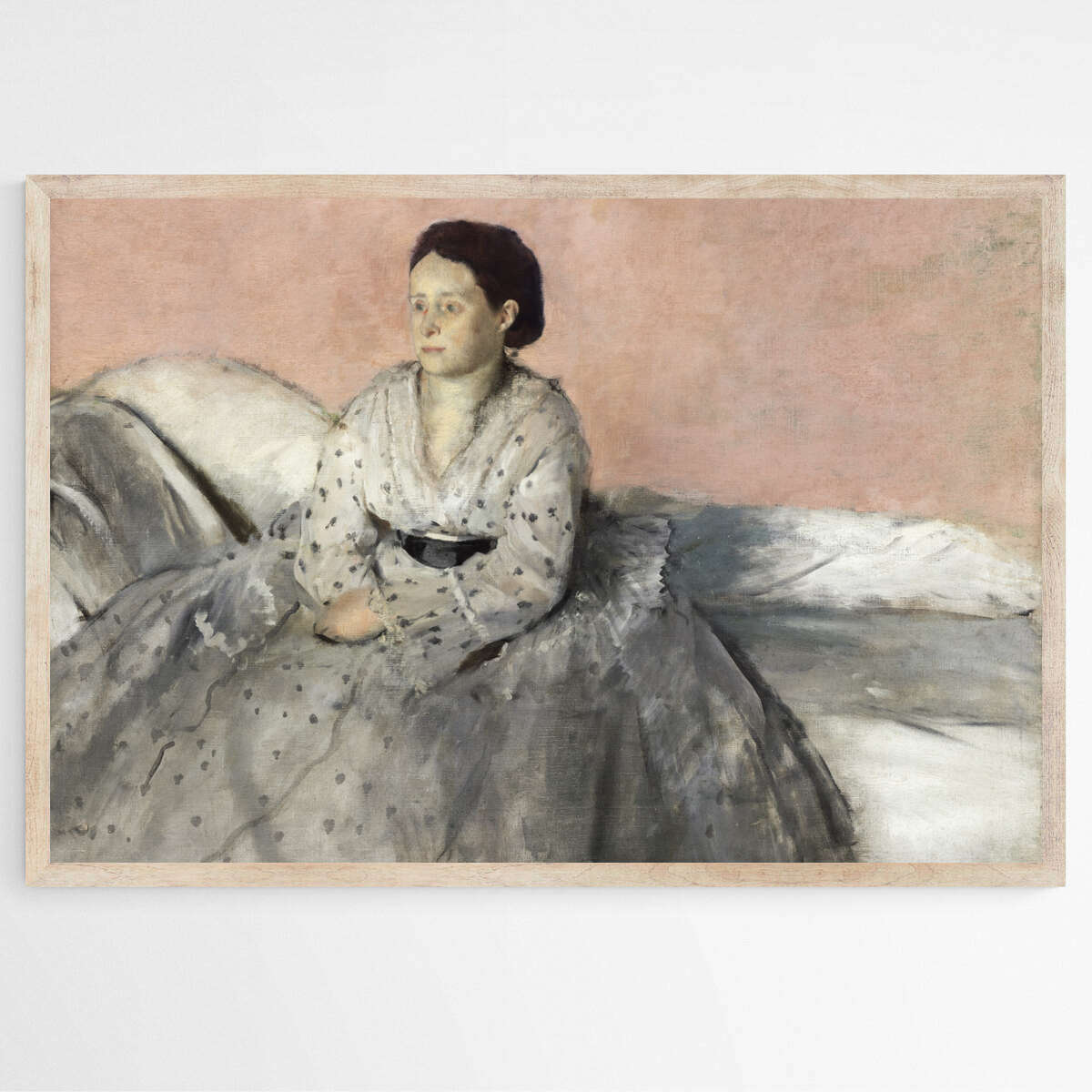 Madame Rene de Gas by Edgar Degas | Edgar Degas Wall Art Prints - The Canvas Hive