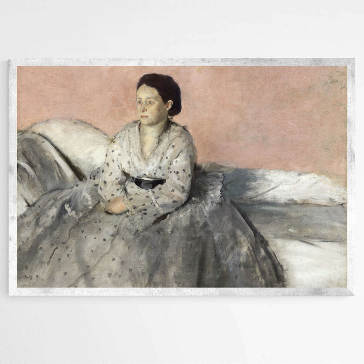 Madame Rene de Gas by Edgar Degas | Edgar Degas Wall Art Prints - The Canvas Hive