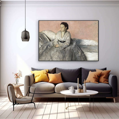 Madame Rene de Gas by Edgar Degas | Edgar Degas Wall Art Prints - The Canvas Hive