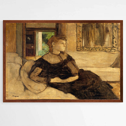 Madame Theodore Gobillard by Edgar Degas | Edgar Degas Wall Art Prints - The Canvas Hive