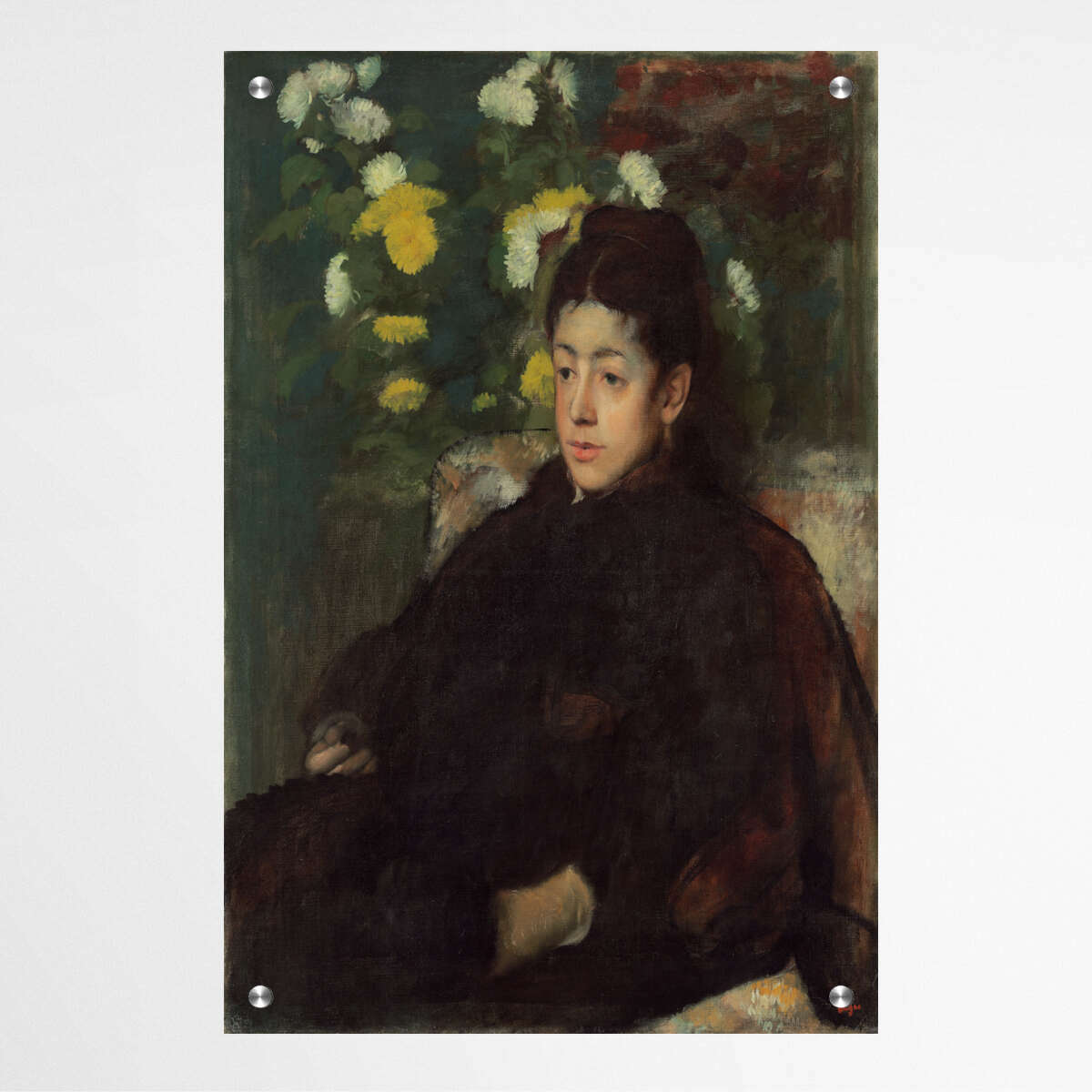 Mademoiselle Malot by Edgar Degas | Edgar Degas Wall Art Prints - The Canvas Hive