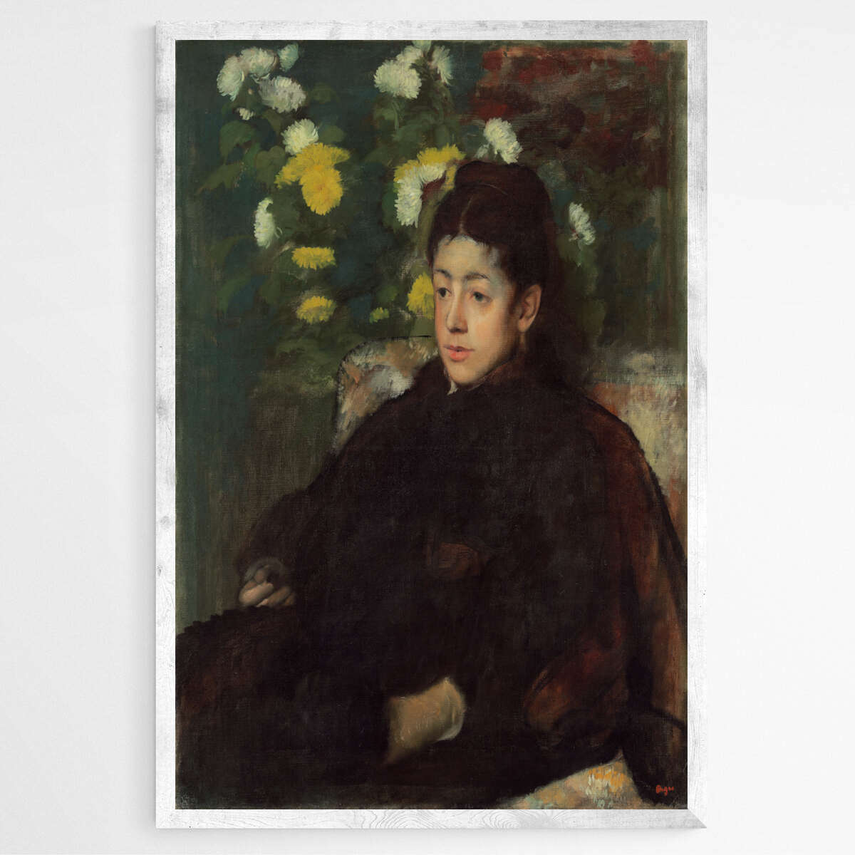 Mademoiselle Malot by Edgar Degas | Edgar Degas Wall Art Prints - The Canvas Hive