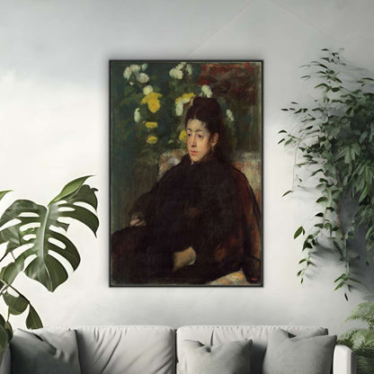 Mademoiselle Malot by Edgar Degas | Edgar Degas Wall Art Prints - The Canvas Hive