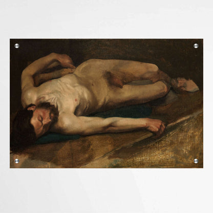 Male Nude by Edgar Degas | Edgar Degas Wall Art Prints - The Canvas Hive