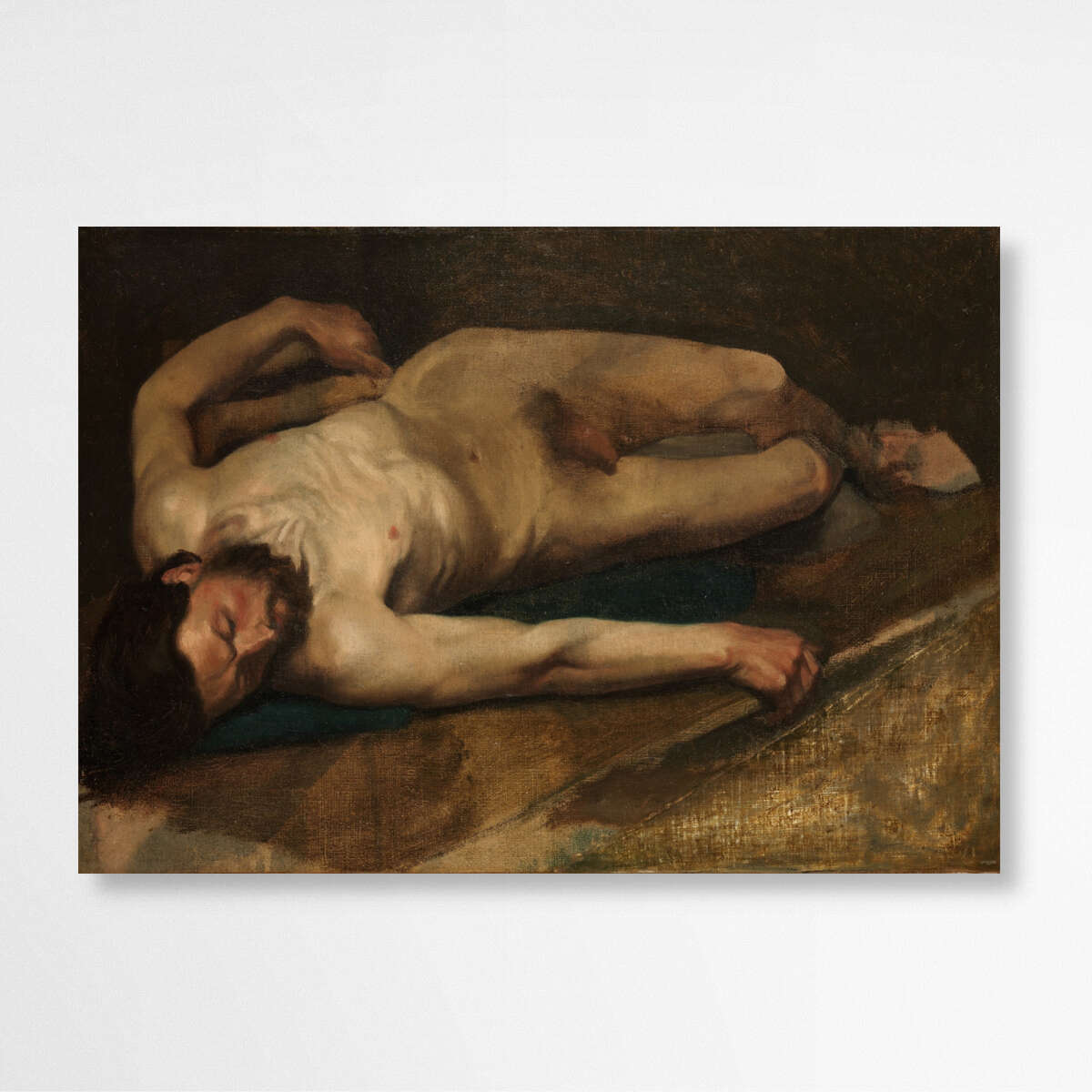 Male Nude by Edgar Degas | Edgar Degas Wall Art Prints - The Canvas Hive