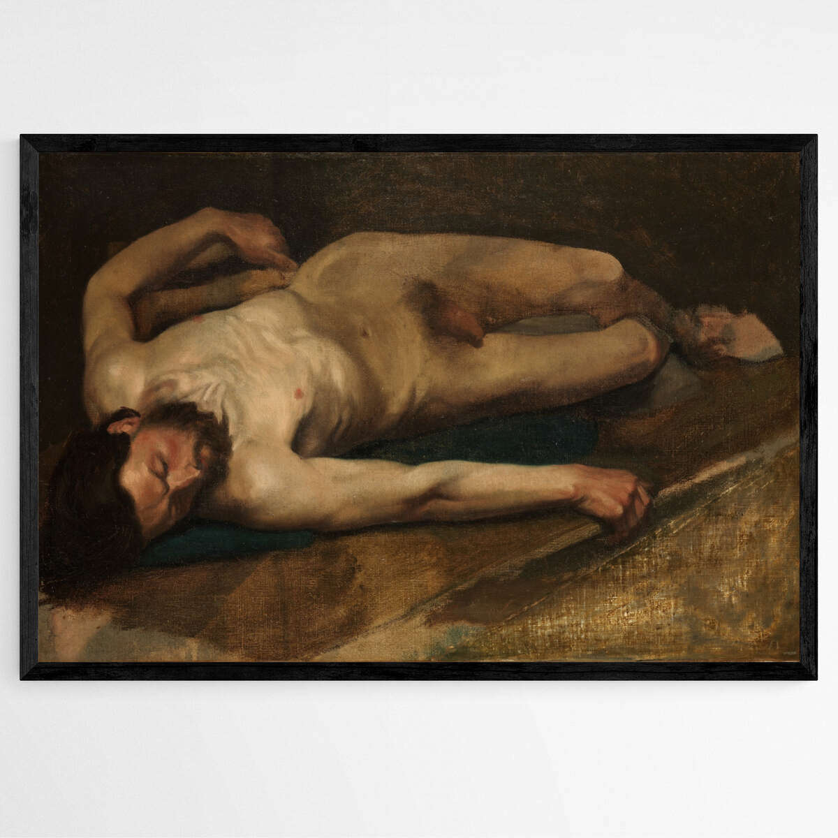 Male Nude by Edgar Degas | Edgar Degas Wall Art Prints - The Canvas Hive