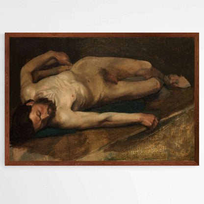 Male Nude by Edgar Degas | Edgar Degas Wall Art Prints - The Canvas Hive