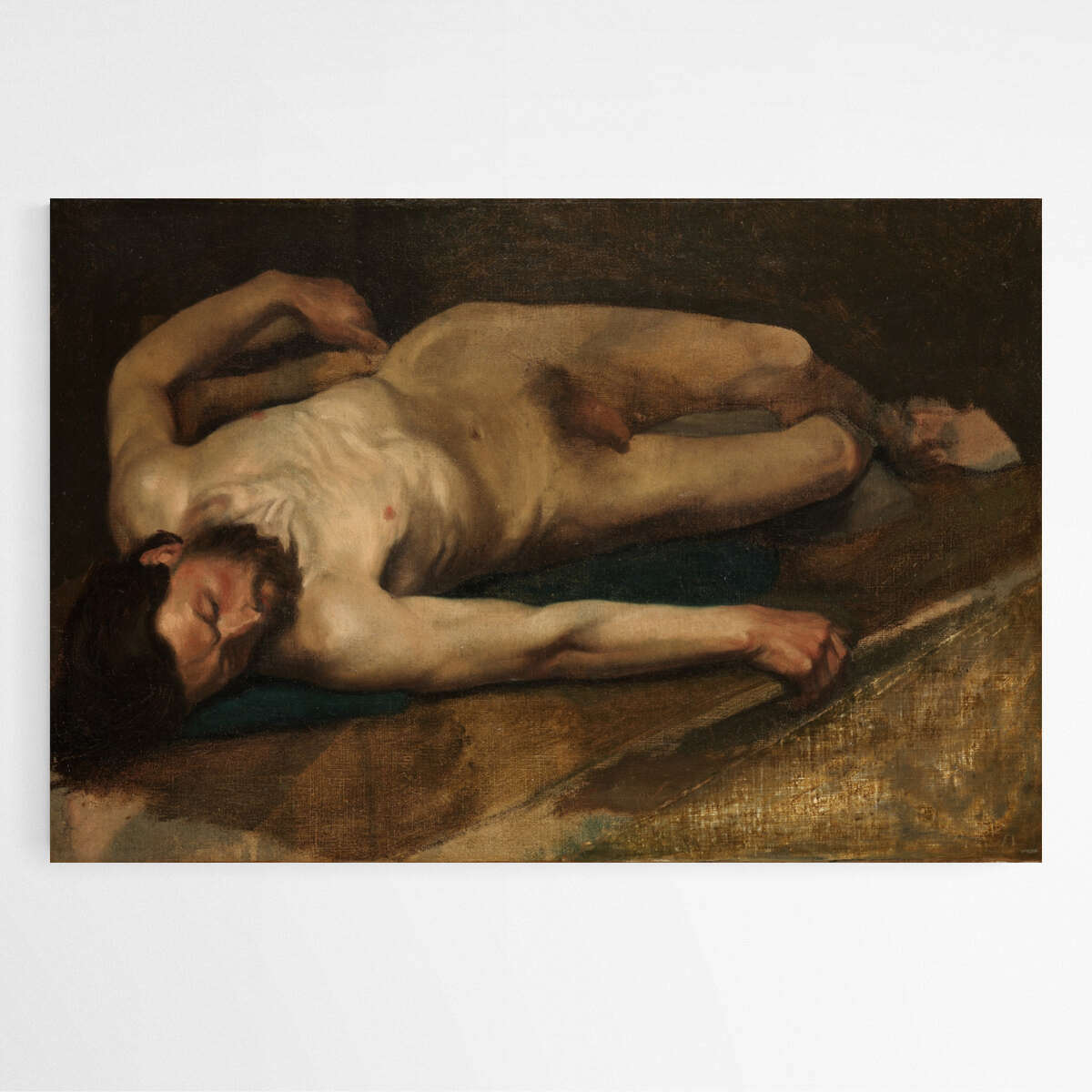 Male Nude by Edgar Degas | Edgar Degas Wall Art Prints - The Canvas Hive