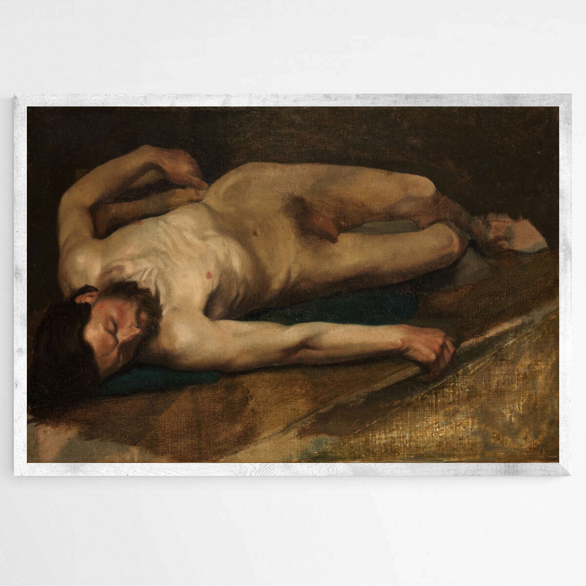 Male Nude by Edgar Degas | Edgar Degas Wall Art Prints - The Canvas Hive