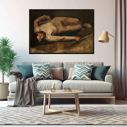 Male Nude by Edgar Degas | Edgar Degas Wall Art Prints - The Canvas Hive