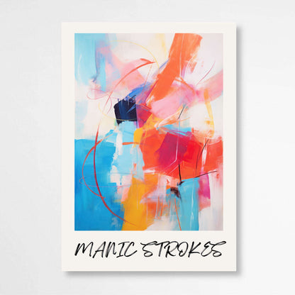 Manic Stroked | Abstract Wall Art Prints - The Canvas Hive