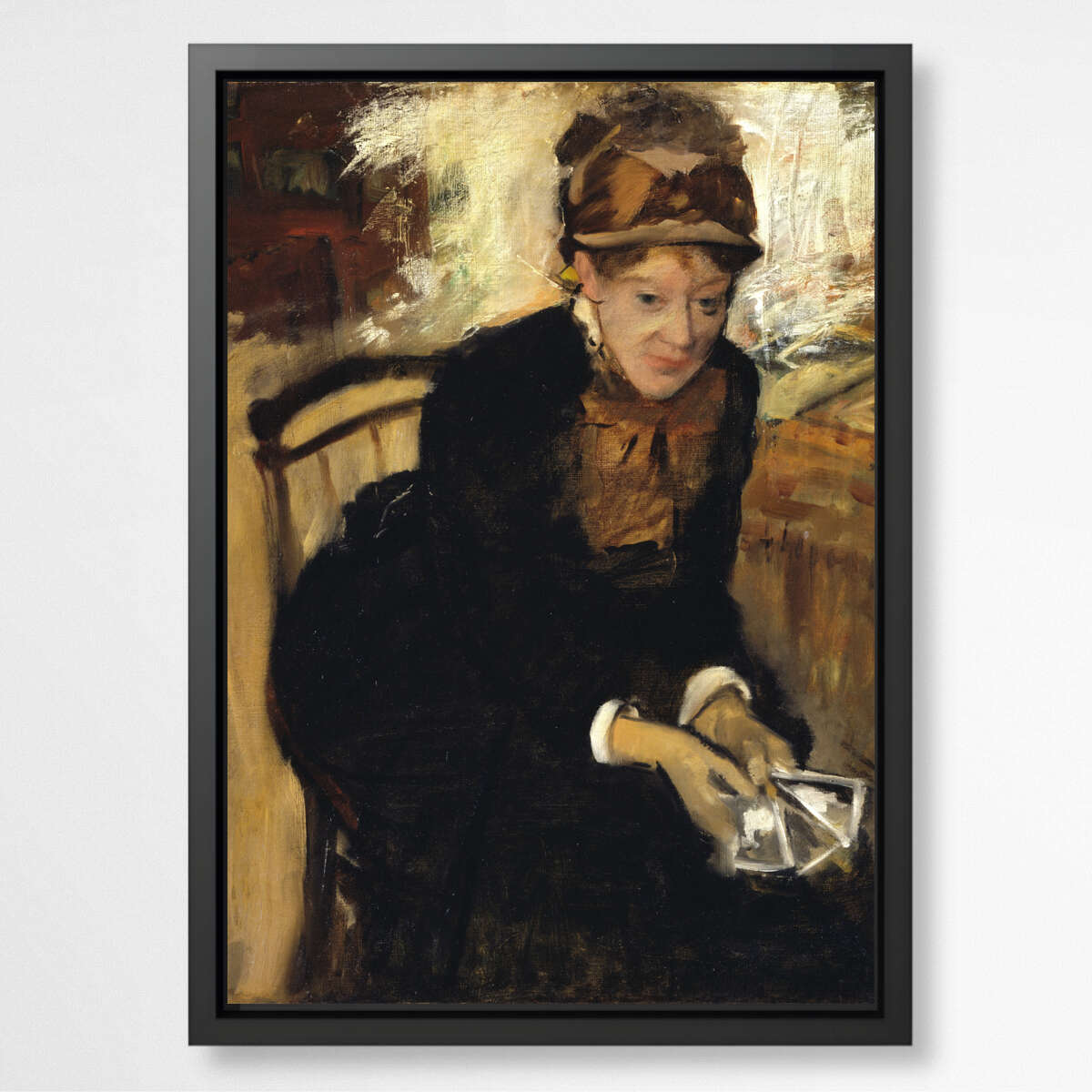 Mary Cassatt by Edgar Degas | Edgar Degas Wall Art Prints - The Canvas Hive