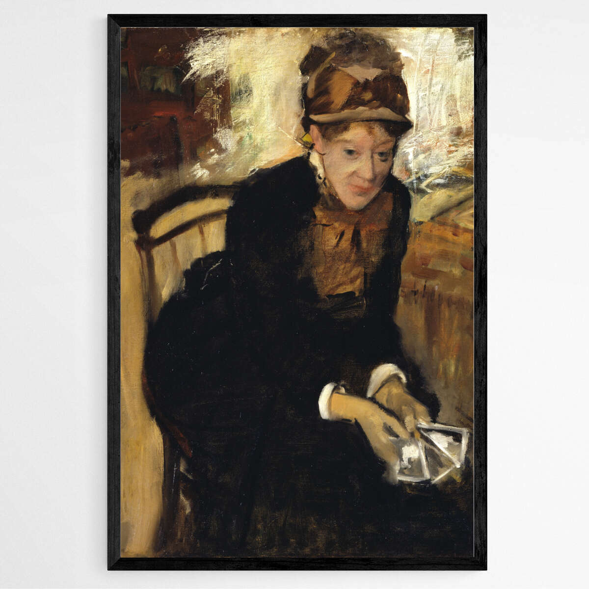 Mary Cassatt by Edgar Degas | Edgar Degas Wall Art Prints - The Canvas Hive