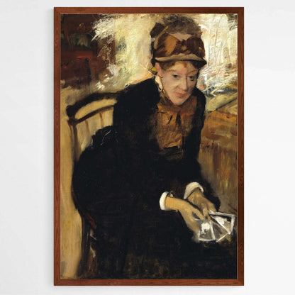 Mary Cassatt by Edgar Degas | Edgar Degas Wall Art Prints - The Canvas Hive