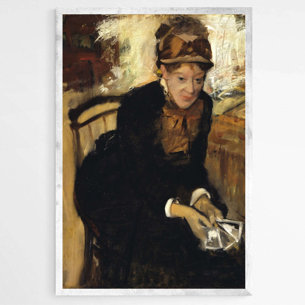 Mary Cassatt by Edgar Degas | Edgar Degas Wall Art Prints - The Canvas Hive