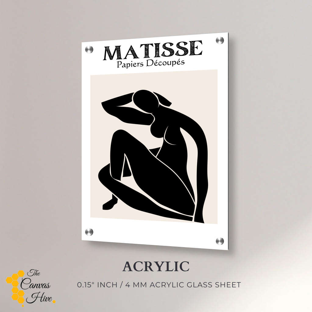 Matisse Black Female Nude | Matisse Wall Art Prints - The Canvas Hive