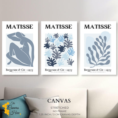 Matisse Collection - Set of 3  | Matisse Wall Art Prints - The Canvas Hive