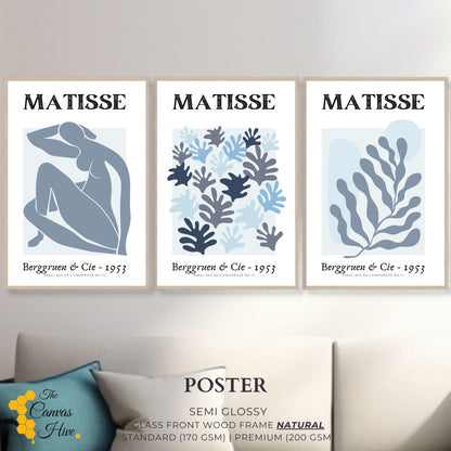 Matisse Collection - Set of 3  | Matisse Wall Art Prints - The Canvas Hive